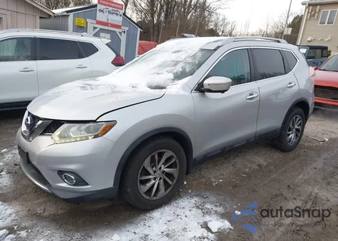 2015 Nissan Rogue Sl из США, поврежденный, VIN 5N1AT2MV3FC795352